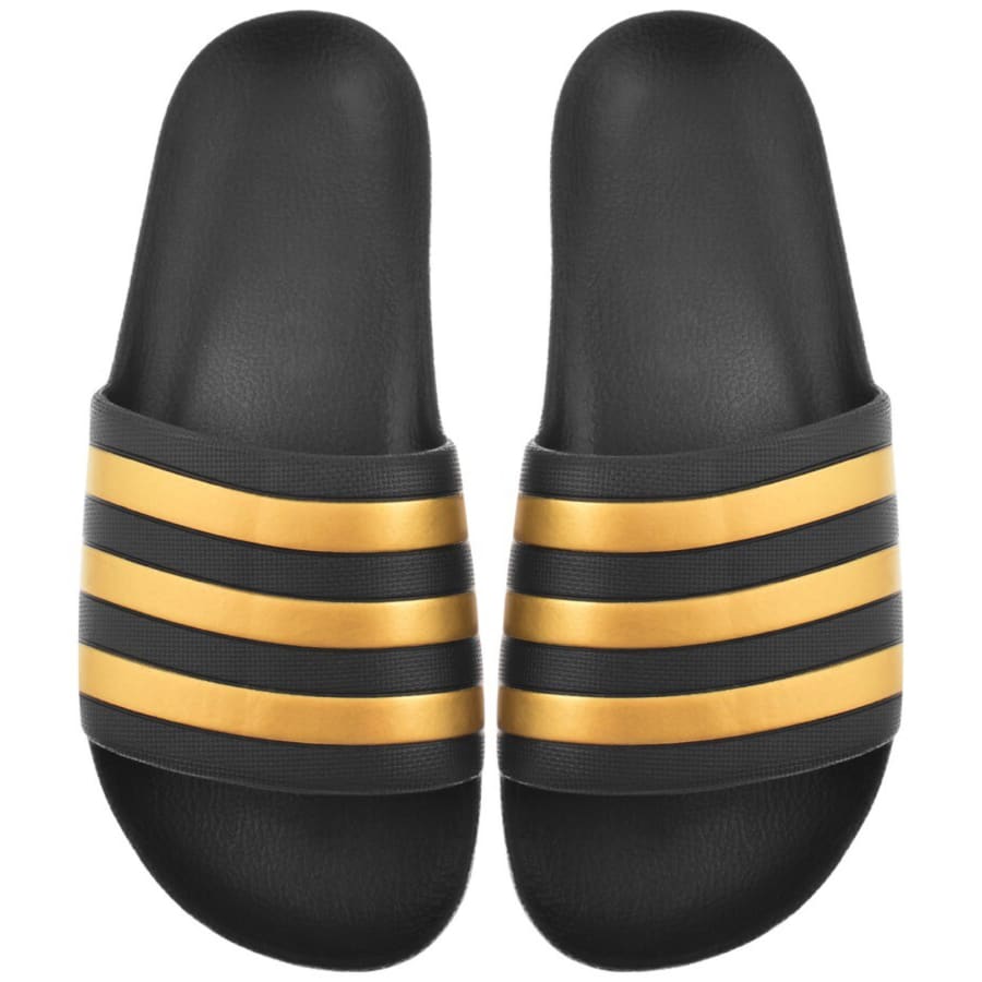 Adidas adilette textured rubber slides clearance